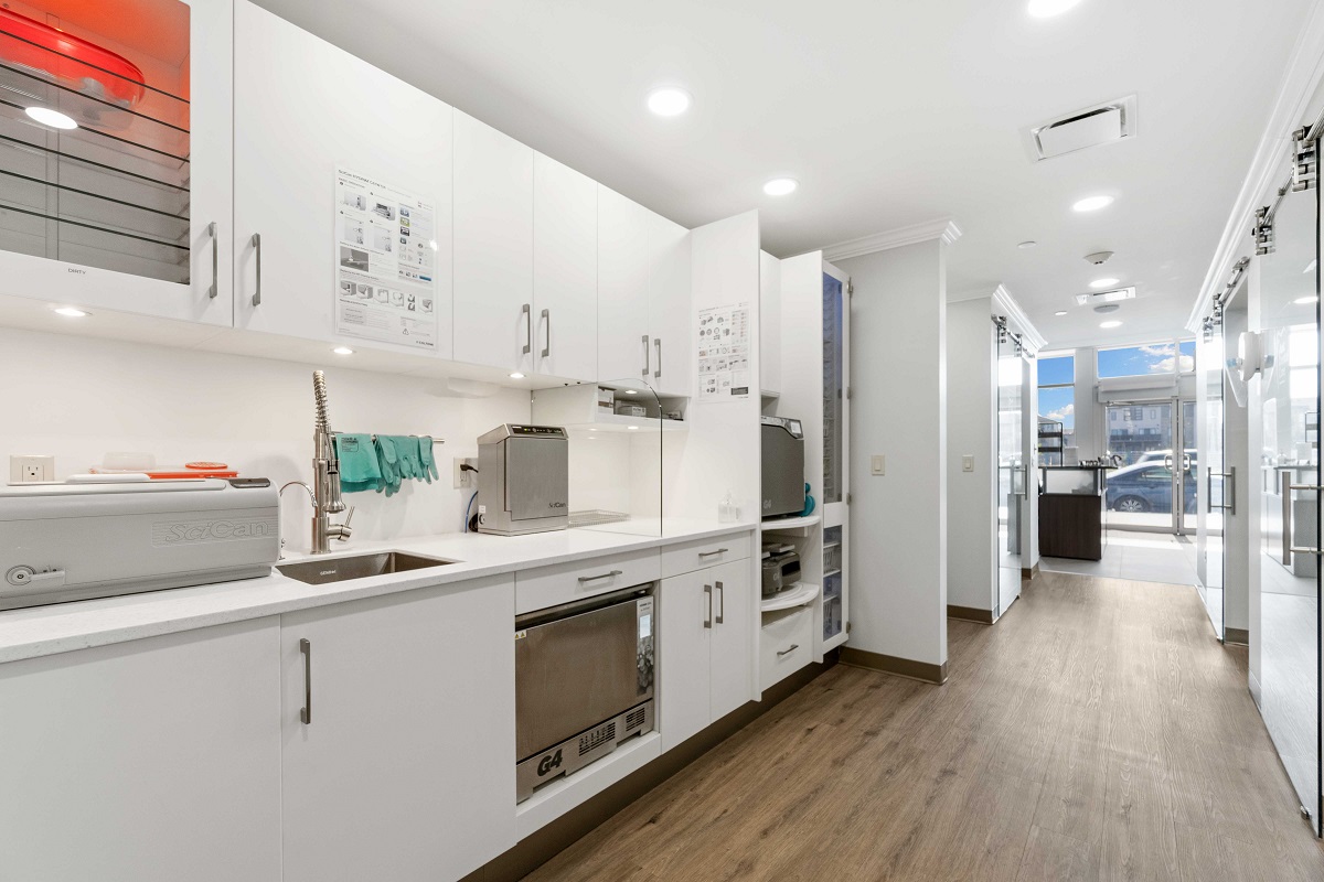 Dental sterilization area